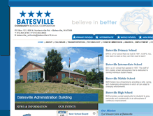 Tablet Screenshot of batesvilleinschools.com